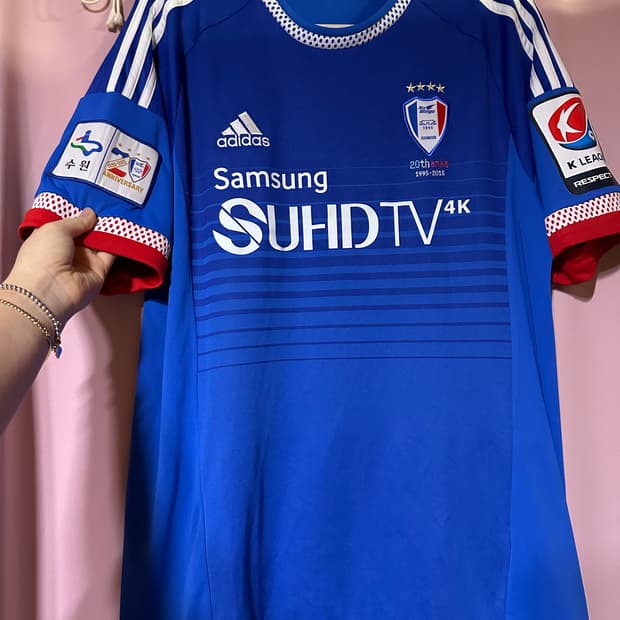 아디다스 수원 삼성 20주년 유니폼 아디다스반팔 아디다스 수원 삼성 홍철