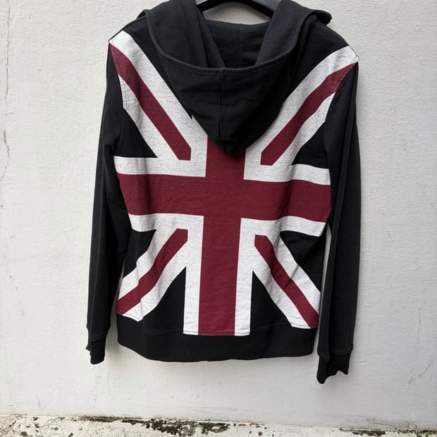 in the attic union jack hood zip