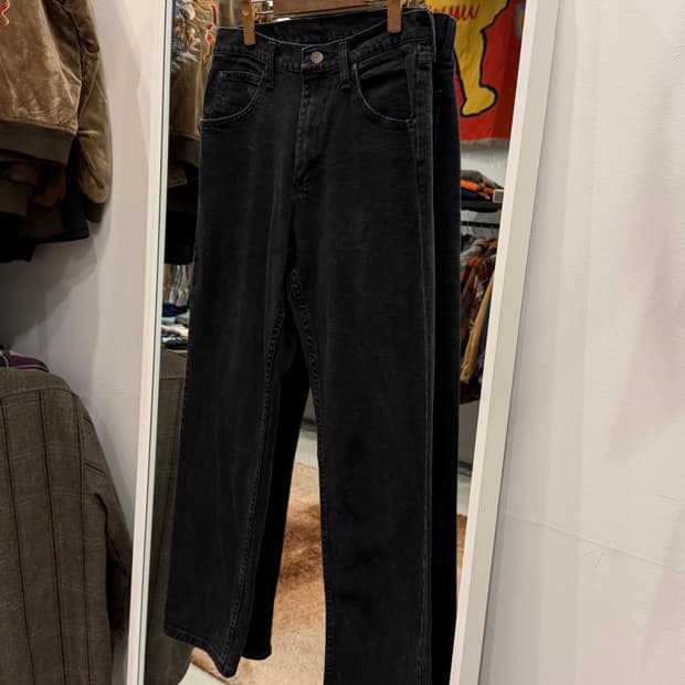 Wrangler 랭글러 흑청 데님 팬츠 (32inch)