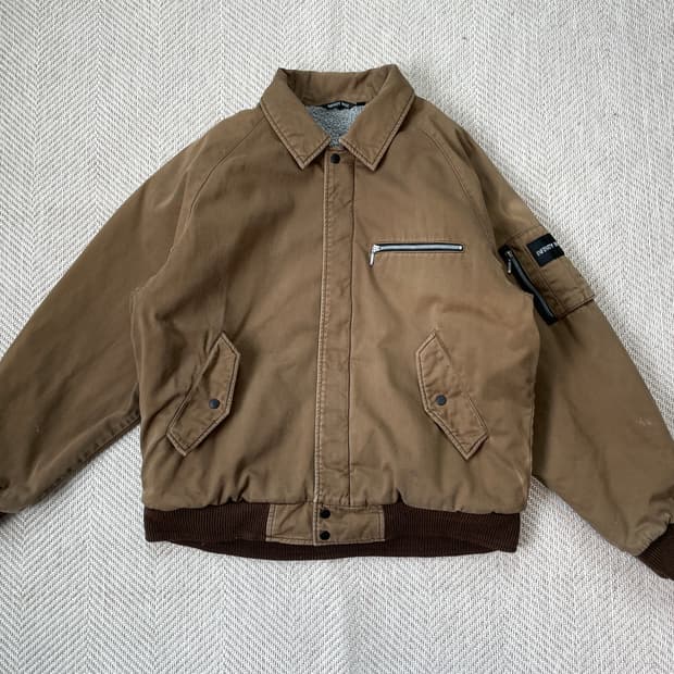 빈티지 쉐르파 브라운 워크자켓 