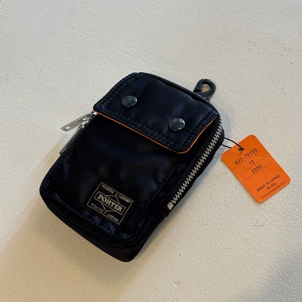 포터 탱커 블랙 미니 파우치