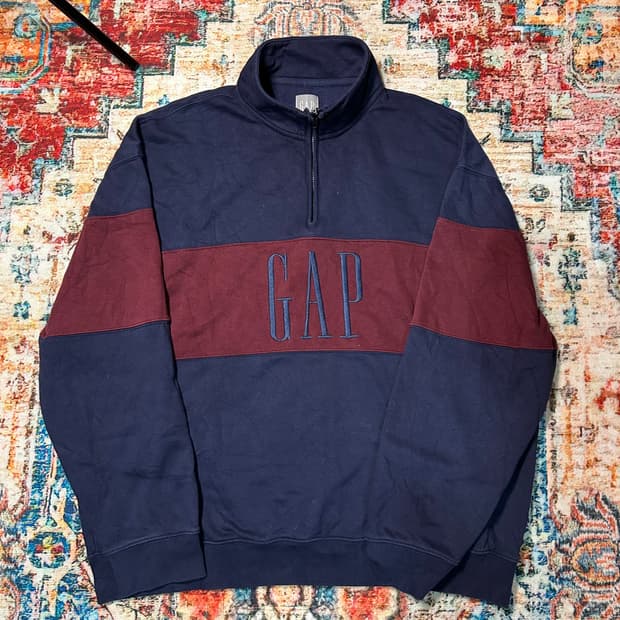 [2XL] GAP 반집업 맨투맨