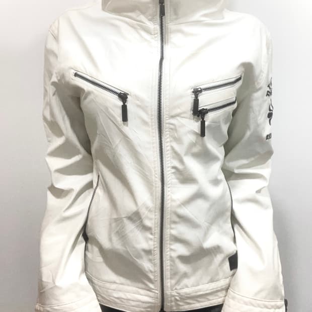 DIVINER High neck leather jacket