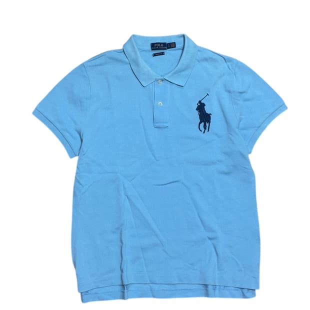 폴로 랄프로렌 빅포니 스카이 블루 반팔 카라티