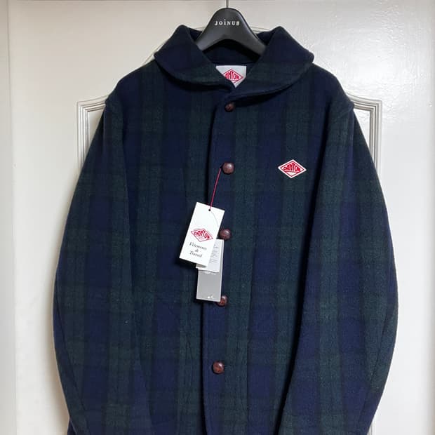 [42] 단톤 라운드 칼라 자켓 블랙와치