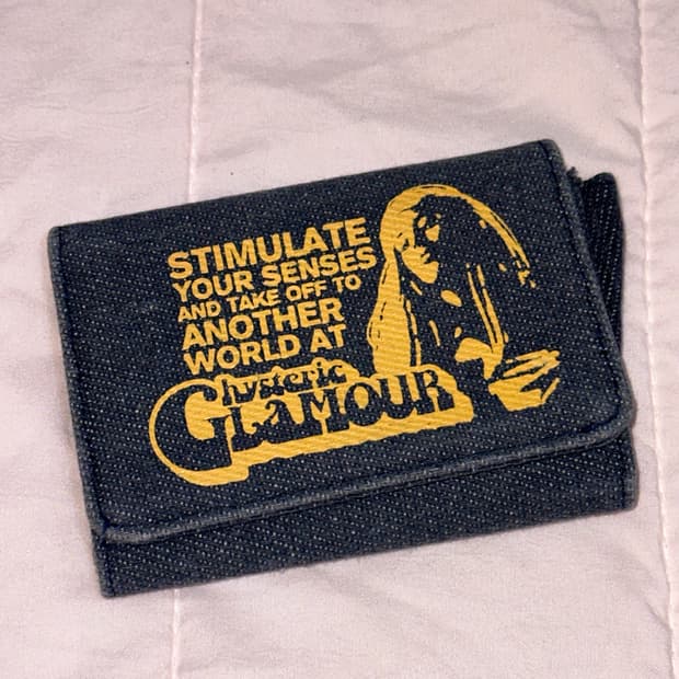 히스테릭글래머 데님 카드지갑