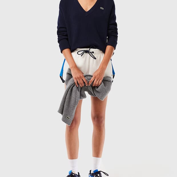 [택O새제품] 라코스테 FW 울100% 테니스 스웨터 - V넥 니트 네이