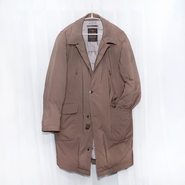 마에스트로 이탈리안 클래식 구스다운 패딩 코트 (105+)