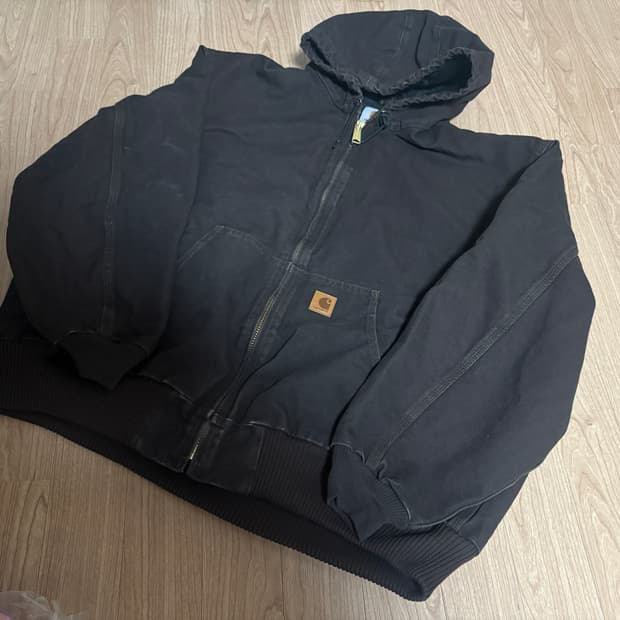 [3XL] J130 DKB 칼하트 액티브 자켓 빈티지 다크브라운