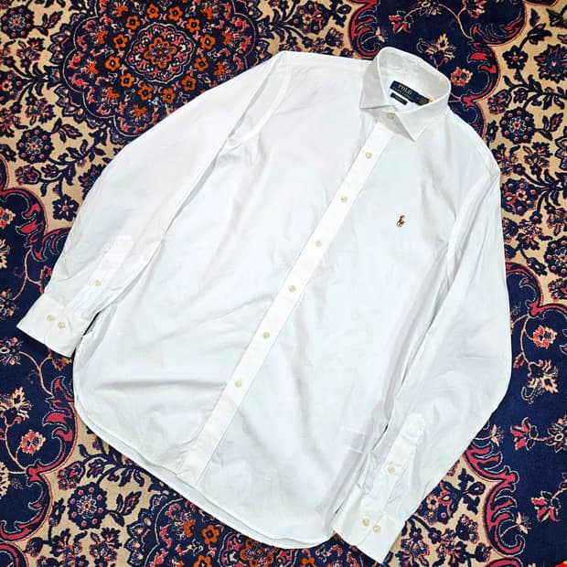 폴로랄프로렌 아이코닉 커스텀핏 셔츠 XL size