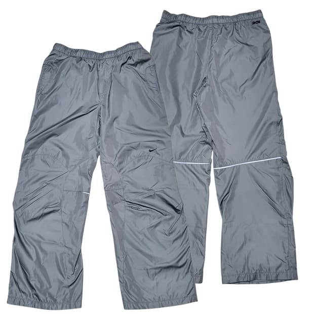 (S 55) y2k 나이키 올드스쿨 우븐팬츠 실버그레이 nike 트랙팬츠