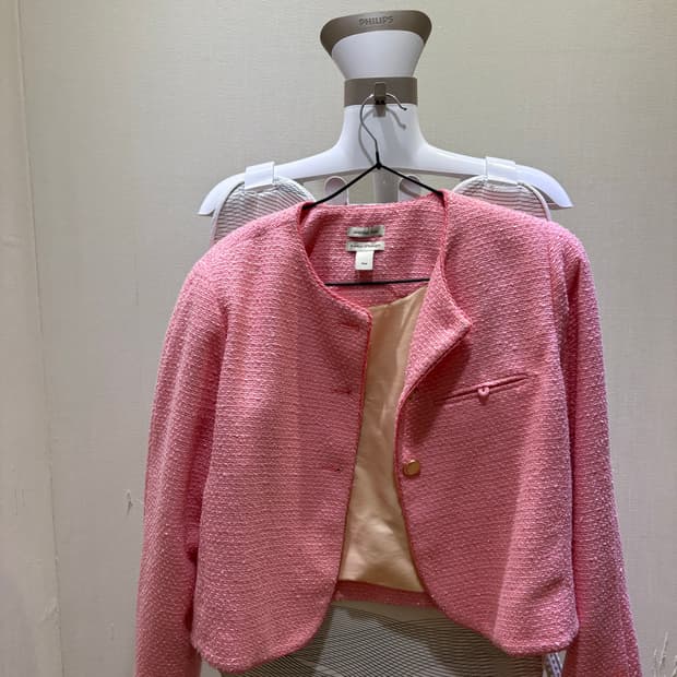 오버듀플레어 트위드 자켓