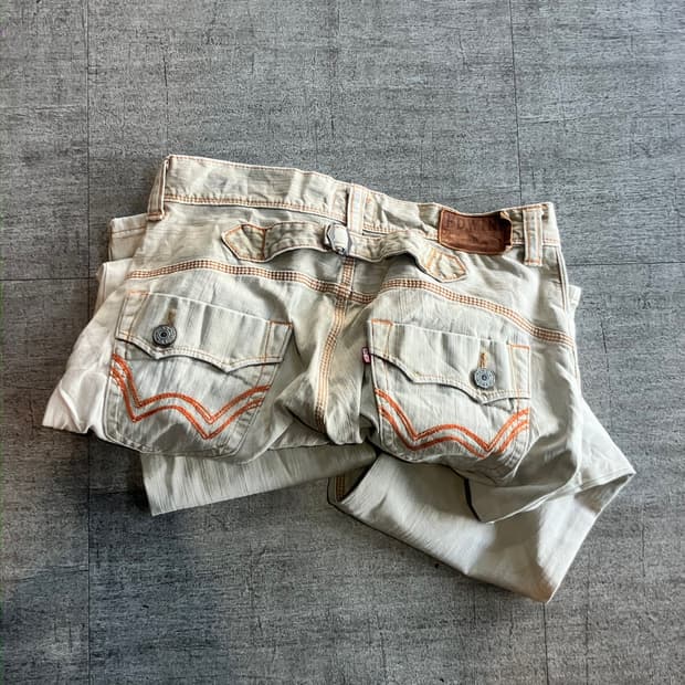 Edwin 에드윈 올드스쿨아메카지 너드남 혁오풍 웨스턴데님팬츠