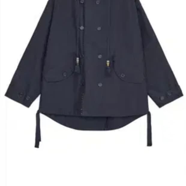 허그유어스킨 야상 워시드 필드 자켓 네이비 26ss신상 남색