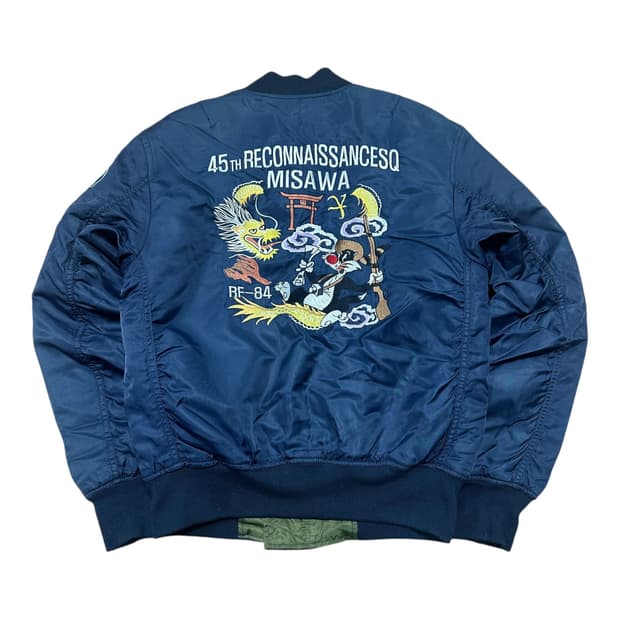 ✨ (바배) ASPES BLU & CO flight 항공점퍼 자켓