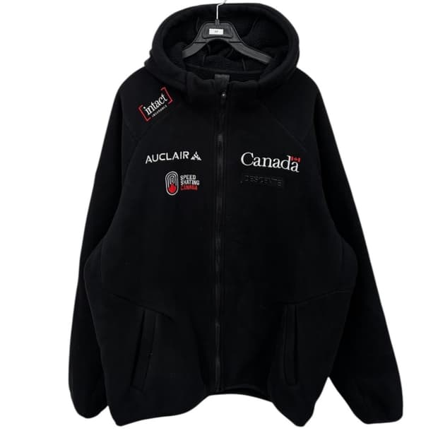 데상트 캐나다 후리스점퍼  