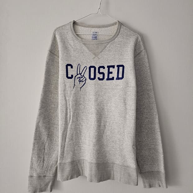 라이딩하이도쿄 x closed 스웻셔츠