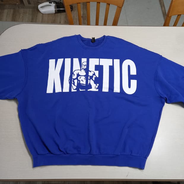 L-XL KINETIC PEOPLE 맨투맨 블루 XL-460