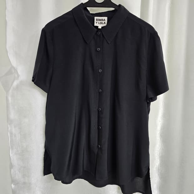 빔바이롤라 블랙 반팔 셔츠 (1719)