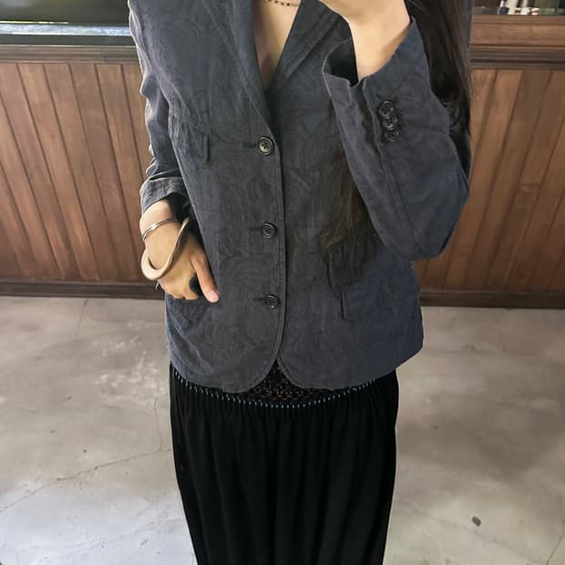 ENGINEERED GARMENTS jacquard blazer