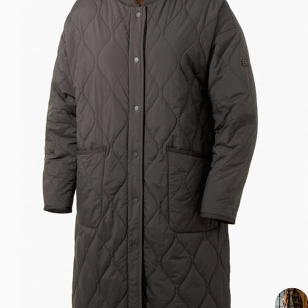 코오롱스포츠 키퍼롱 리버시블 양면패딩 그레이 90