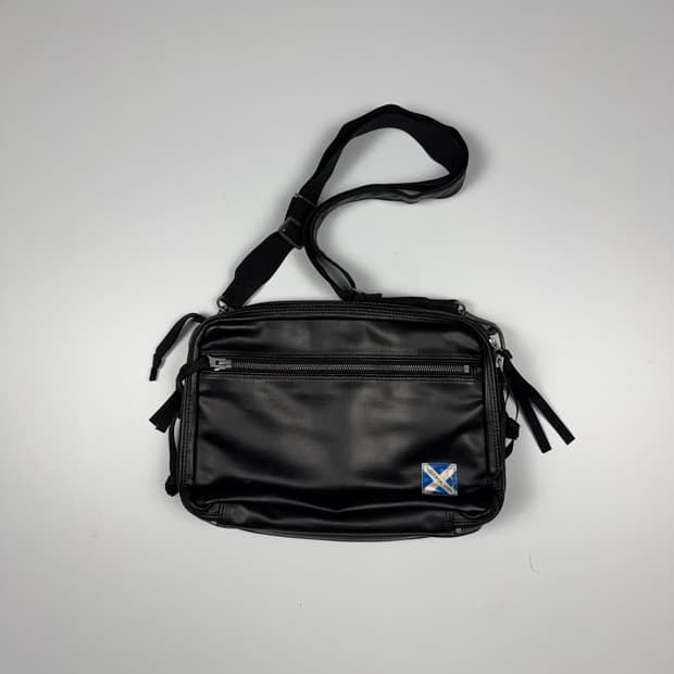 요시다포터 러기지라벨 뉴라이너 숄더백 블랙