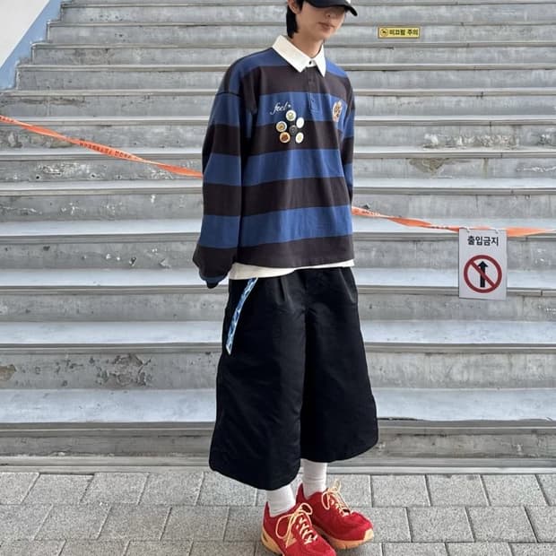 MJD X KOIN SEOUL TWO TUCK RE-NYLON WIDE