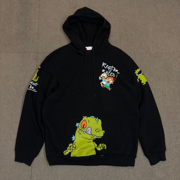 nickelodeon raptor rules 니켈로디언 후드 S