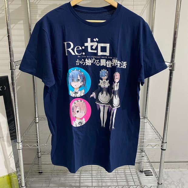 리제로 오피셜 애니메이션 티셔츠