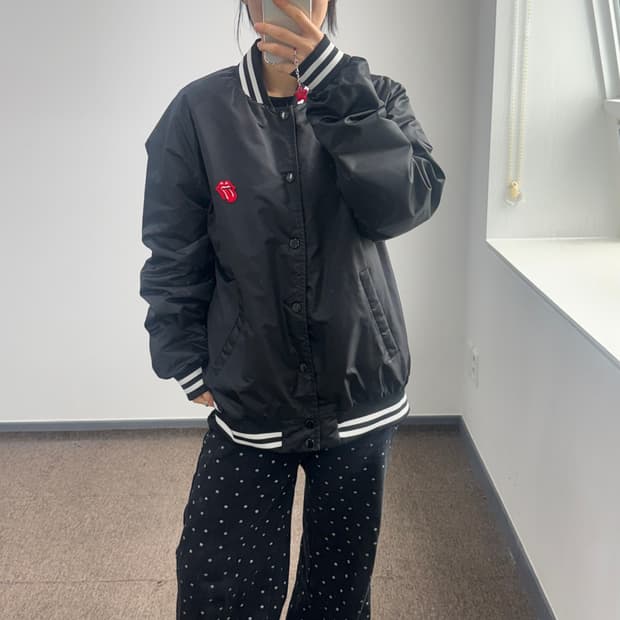 The Rolling Stones 롤링스톤스 스몰로고 아노락자켓 