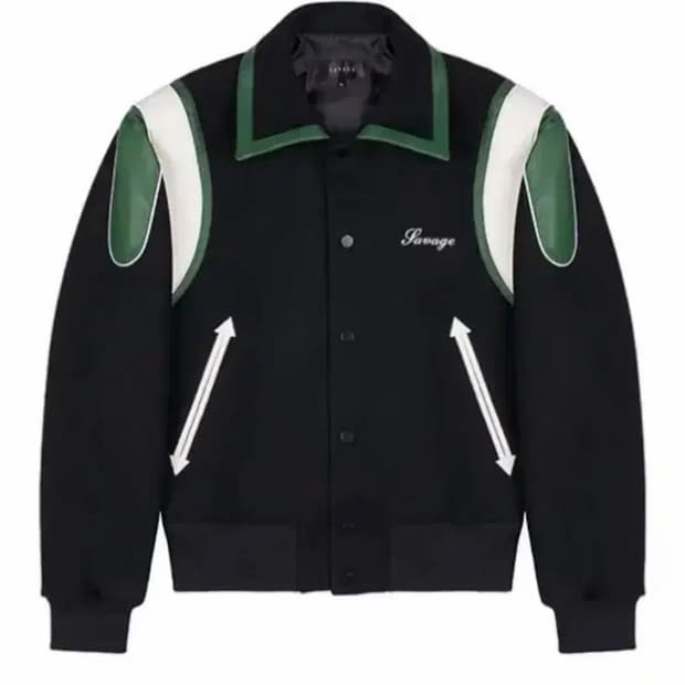 세비지 레이싱 바시티 자켓
