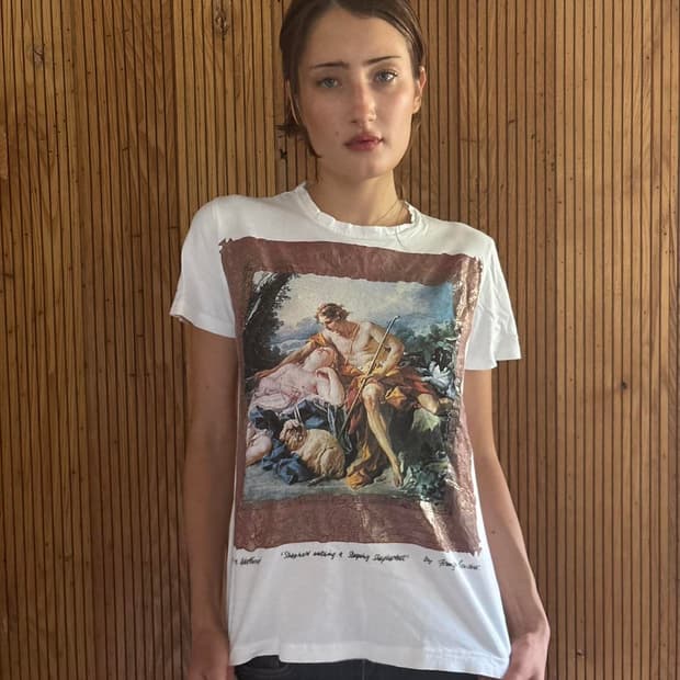 비비안 웨스트우드 Boucher Shepherd 로코코 프레임 티셔츠