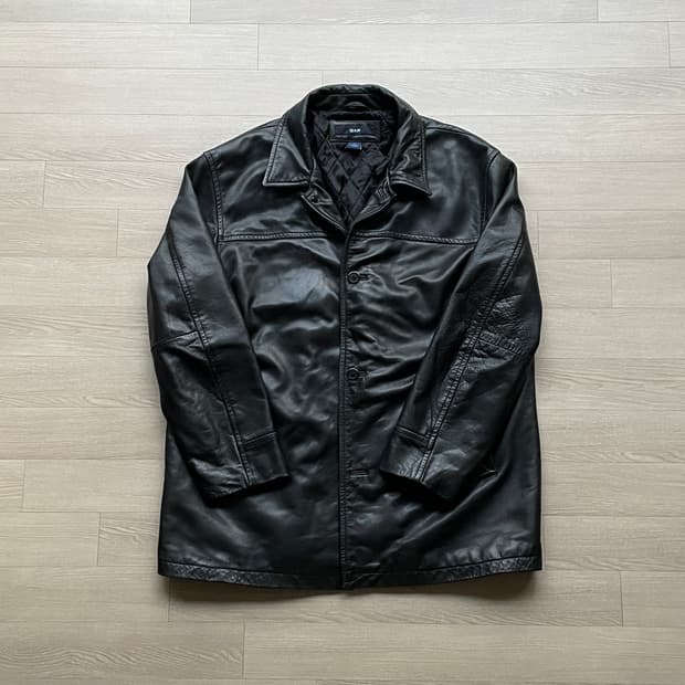 90s 올드갭 레더 카코트 gap carcoat