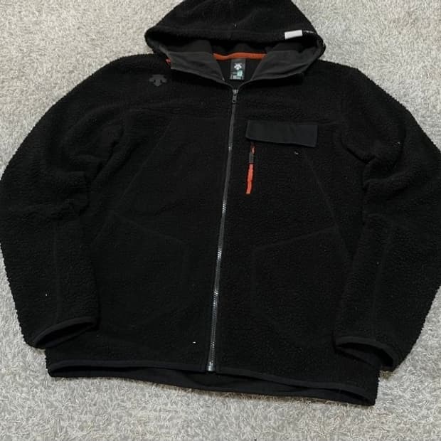 데상트 후리스 플리스 후드집업 자켓 95/M