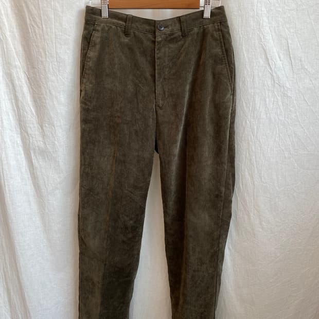 TOPVALU 카키 방한 밴딩팬츠(M)