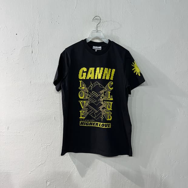 GANNI 가니 LOVE CLUB 반팔 여성XS