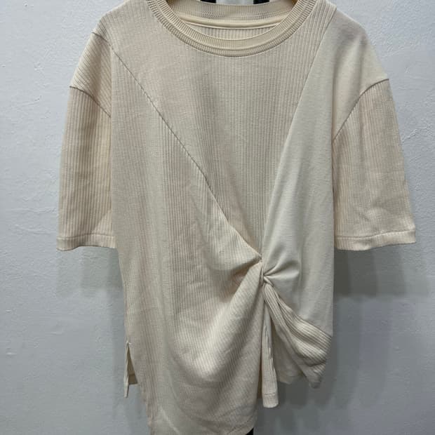 정품) 시스템 한섬 여성 반팔티 90 F