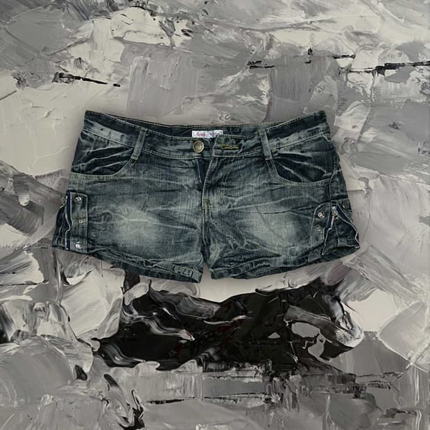 빈티지 데님 숏팬츠