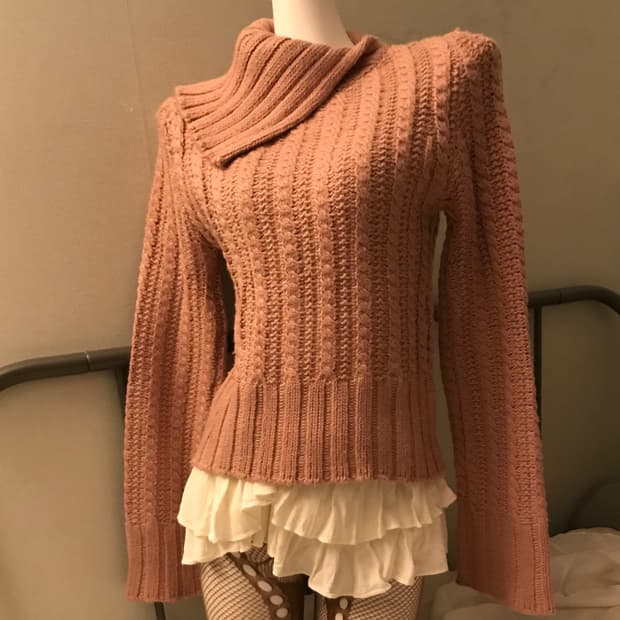 JPN Vintage 하구미 로걀 라떼갸루 니트