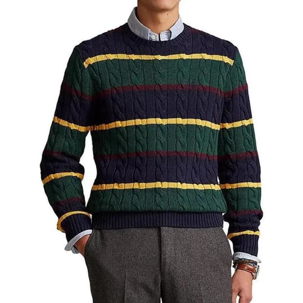 폴로 랄프로렌 스트라이프 스웨터