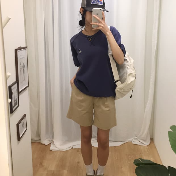 Women Kangol Short Sleeve Sweatshirt 100