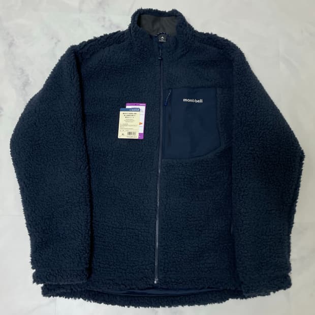 [XL]몽벨 클리마플러스 셔링 플리스 자켓 네이비 후리스 플리스