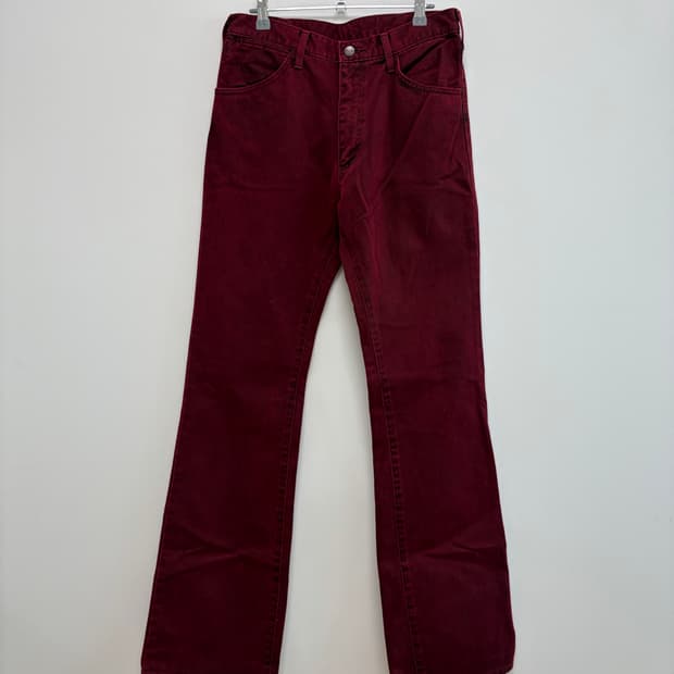 랭글러 버건디 데님 팬츠 (30inch)