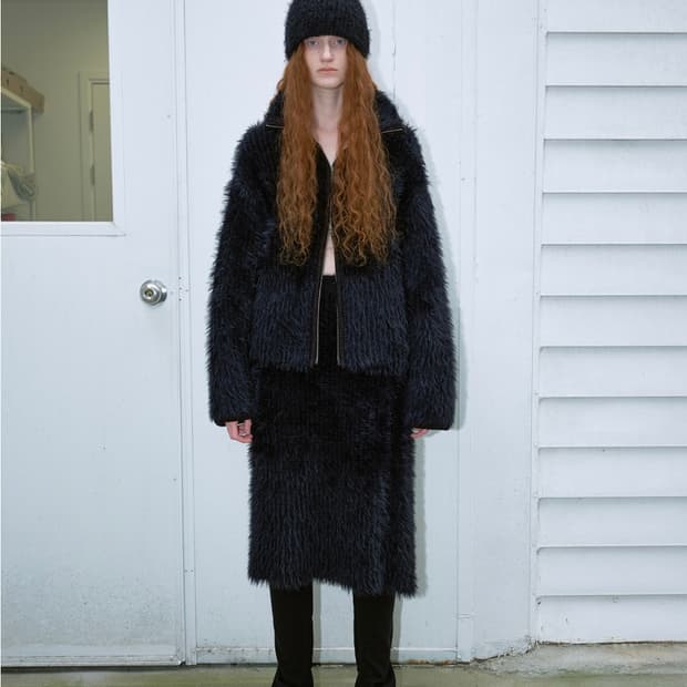 낫띵에브리띵 vegan fur cardigan