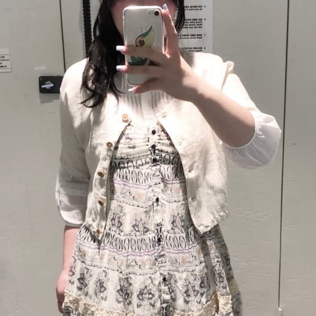 빈티지 아이보리히피모리 세트 핀터깔 보헤미안