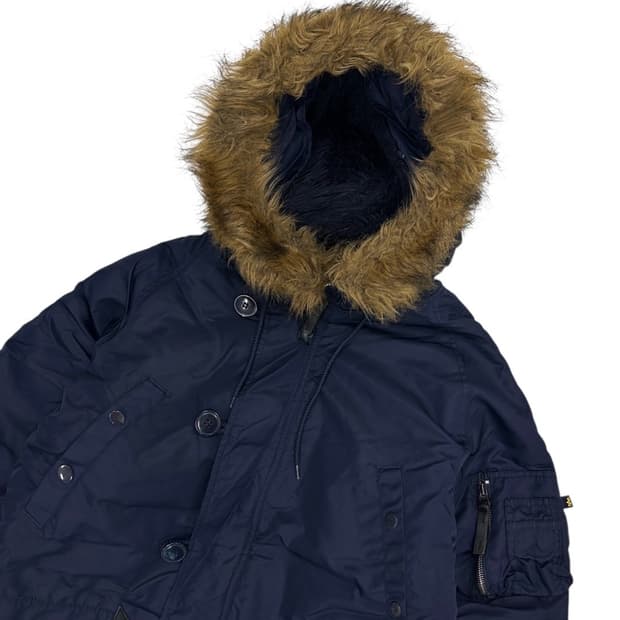 알파인더스트리 N3B 야상 네이비 (S~L) 