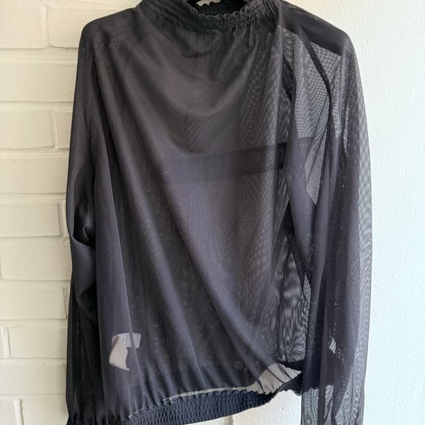 JIAN YE 24ss MESH KUNGFU TOP