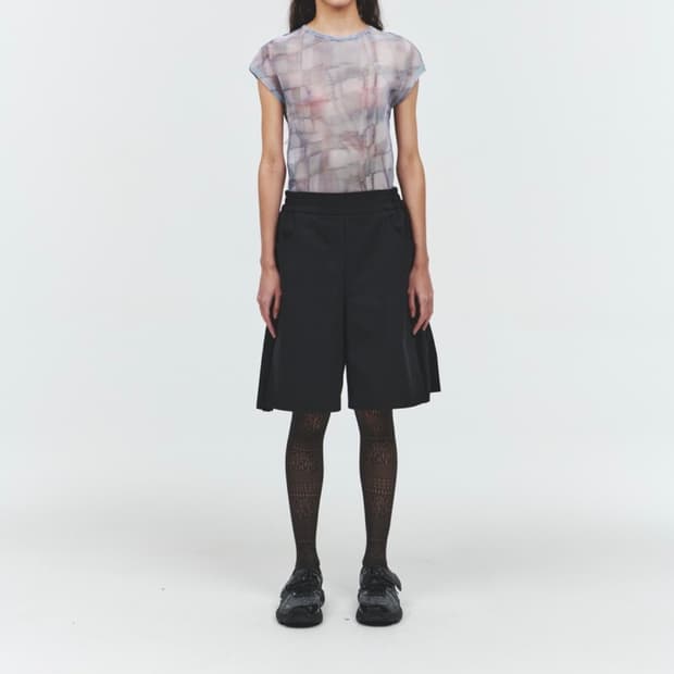 오들리워크샵 Mesh tee