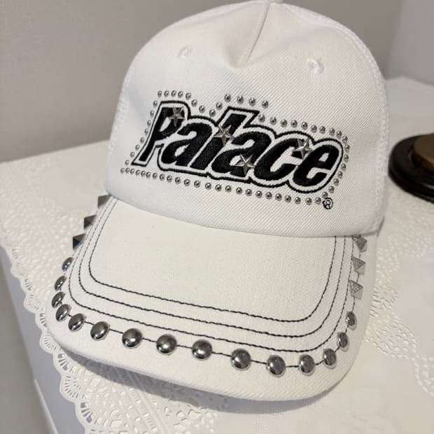 팔라스 볼캡 모자 화이트