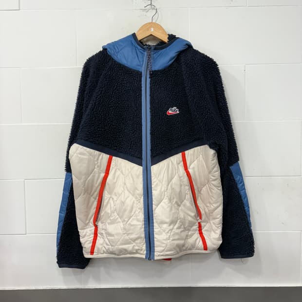 나이키 헤리티지 쉐르파 플리스 자켓